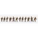 Sowiet. Infanterie (12), angreifend, 2. Weltkrieg, 1:72